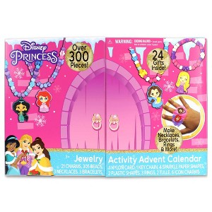Tara Toys: Disney Princess DIY Jewelry Activity Necklace Advent Calendar, Ages 3+ - 1 of 4