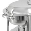 MegaChef 5.8 Quart Stainless Steel Oval Professional Chafing Dish/Food Warmer/Buffet Server Serving Dish - 4 of 4