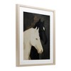 Stupell Industries Horse Harmony Contrast Framed Print Under Glass Art, Brown, 13" x 16" - 2 of 4