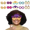 Big Dot of Happiness Happy Diwali Glasses - Paper Card Stock Festival of Lights Party Photo Booth Props Kit - 10 Count - 2 of 4