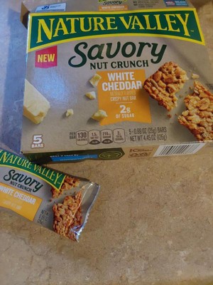 Nature Valley White Cheddar Savory Nut Crunch Bars Bulk Lunch Box Snacks, 5  ct / 0.89 oz - Kroger