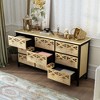 Famapy 9-Drawer Chest,Dresser with Hollow Relief,Multi-Use Sideboard Buffet Table,Kitchen Pantry Cabinet,Bedroom/Dining/Living Room Art Piece - 3 of 4