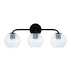 Capital Lighting Dolan 3 - Light Vanity in  Matte Black - 2 of 4