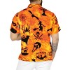 LA LEELA Mens Hawaiian Shirts Short Sleeve Button Down Shirt Men's Halloween Costumes Shirt Summer Beach Casual Shirts for Men Funny - 2 of 4
