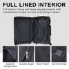 Luggage Sets, 3pcs ABS Hardside Light Suitcase, Expandable Suitcase w/Spinner Wheels Collision-Protection Angle TSA Lock Carry On 20"+24''+28" - 3 of 4