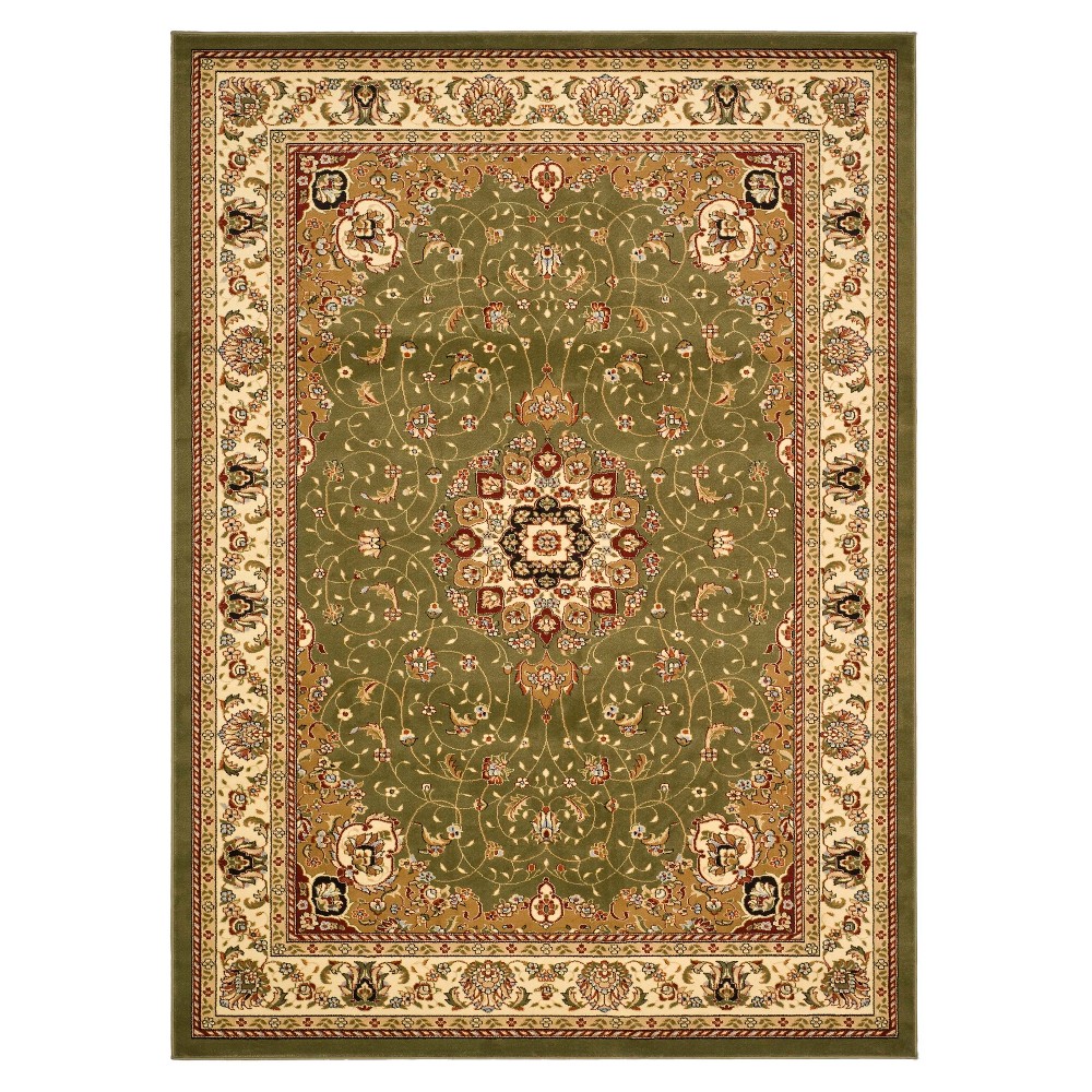 Sage/Ivory Floral Loomed Area Rug 8'x11' - Safavieh