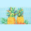 Olivia's Home Kona Pineapple & Hibiscus Doormat, 22" x 32", Tropical Floral Design, Indoor/Outdoor Accent Mat - 2 of 3
