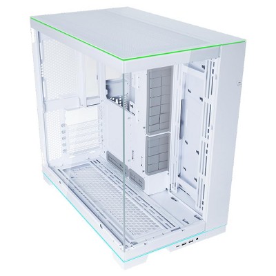 Lian Li O11D EVO RGB White Aluminum Steel Tempered Glass ATX Mid Tower Computer Case