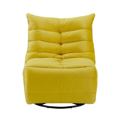 Lazy Chair, Swivel Recliner, Comfy Accent Sofa Chair, 360 Swivel Chair, Swivel Upholstered Accent Chair, with Side Pocket for Living Room, Bedroom