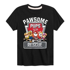 Boys' - Paw Patrol - Pawsome Pups To The Rescue Short Sleeve Graphic T-Shirt - 1 of 4