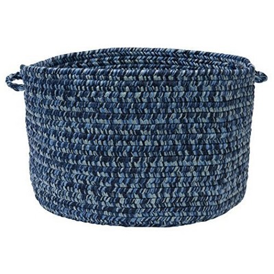 Colonial Mills Catalina Blue Wave Utility Basket 18in x 12in