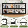 Kumasinova 55.12 Inch Console Table with 3-Tier Storage Shelves,Industrial Entryway Table for Hallway,Living Room & Entryway - 4 of 4