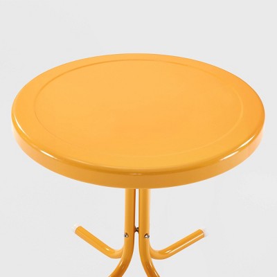 Orange Patio Tables Target, Vintage Metal Patio Side Table
