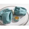 Saro Lifestyle Dome Design Napkin Ring (Set of 4), Gray - 2 of 3