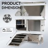 50'' Dog Washing Station - 304 Stainless Steel, LED Dog Bathing Station with Ramp, 2 Drawer, Floor Grate & Lick Pad - 4 of 4