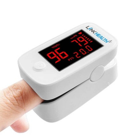 Levendig Instrueren wimper Link Health Series Fingertip Pulse Oximeter With Spo2 Monitor Blood Oxygen  Saturation Sensor Led Screen : Target