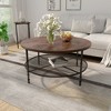 SUGIFT Round Coffee Tables Living Room - image 3 of 4