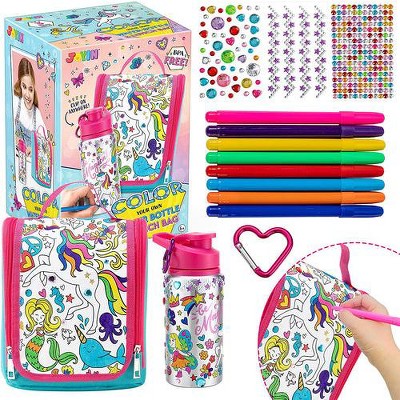 Joyin Color Your Own Water Bottle And Lunch Bag : Target