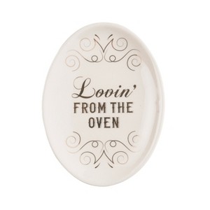 Totalee Gift Lovin’ From The Oven Cer Spoon Rest Ceramic White - 1 of 1