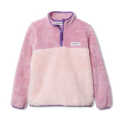 Lands' End Kids Heritage Fleece Quarter Zip Pullover Top