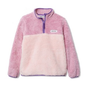 Lands' End Kids Heritage Fleece Quarter Zip Pullover Top - 1 of 3