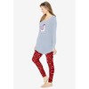 Dreams & Co. Women's Plus Size 2-Piece Pj Legging Set - image 4 of 4