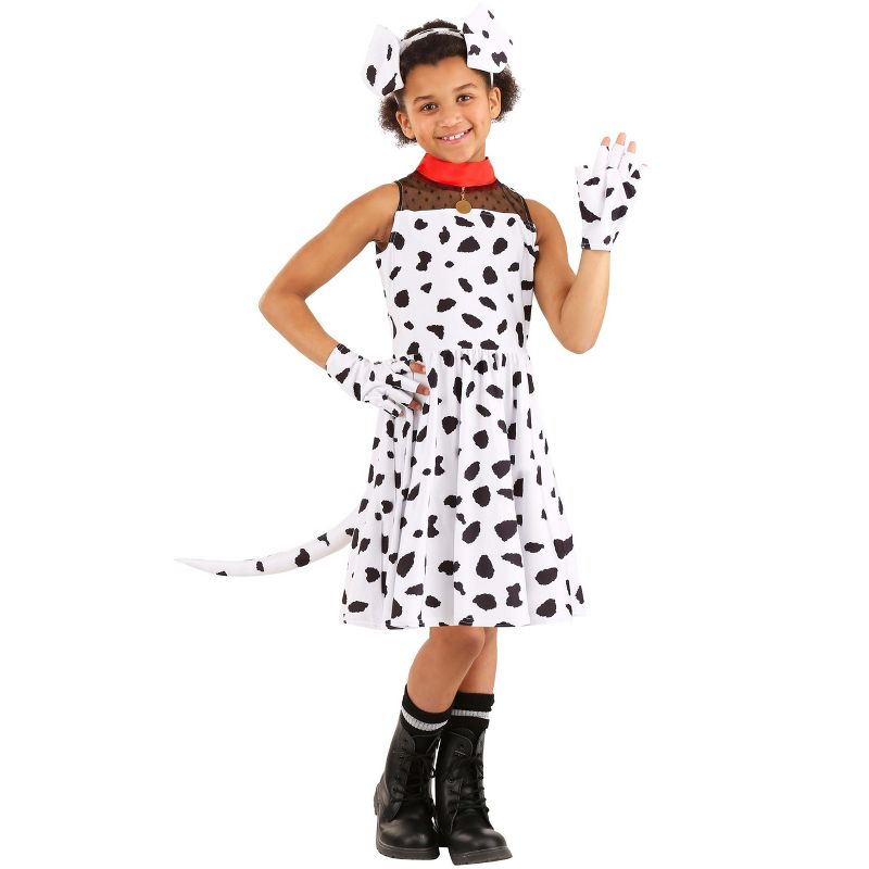HalloweenCostumes.com Fun Dalmatian Girls Costume, 1 of 8