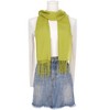 INSPIRE CHIC Gender Neutral Plain Cashmere Imitation Winter Warm Solid Color Fringe Long Scarves 1Pc - 2 of 4