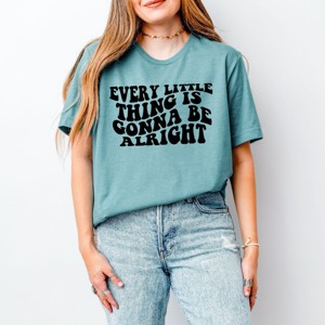 Simply Sage Market Every Little Thing Wavy Short Sleeve Tee - 1 of 4