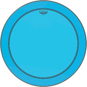 Remo Powerstroke P3 Colortone Blue Bass Drum Head - 1 of 2