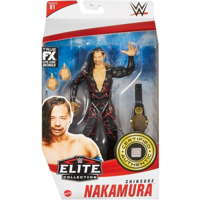WWE Elite 81 Black Gear Shinsuke Nakamura Action Figure (Chase Variant)