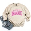 Simply Sage Market Varsity Little Bit Dramatic Sweatshirt - 3 of 4