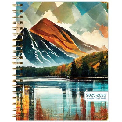 Global Printed Products Hardcover AY 2025-2026 Fashion Planner - 8.5"x11" (Lake View)