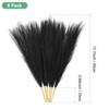 Unique Bargains Dried Plants Artificial Durable Small Fluffy Pampas Grass 7 Branches for Home, Office, Party 17.7 Inch - 3 of 4