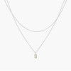 Bearfruit Jewelry Sterling Silver 18k Gold Plated Elayna Two Pre-Layered Opal Set Necklace - 3 of 3