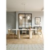 Lesly Modern Oval Slate Dining Table With Double Pedestal for Dining Room - image 2 of 4