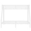 Metal Twin XL over Queen Bunk Bed for Teens and Adults Space-Saving and No Box Spring Needed Black - 3 of 4