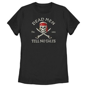 Women's Pirates of the Caribbean: Curse of the Black Pearl Dead Men Tell No Tales T-Shirt - 1 of 4