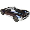 Pagani Utopia Chameleon Metallic and Silver Metallic with DISPLAY CASE Limited Edition to 48 pieces 1/18 Model Car by BBR - 4 of 4