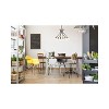 Elegant Lighting Lucca 23 inch pendant in black and brass - 2 of 4