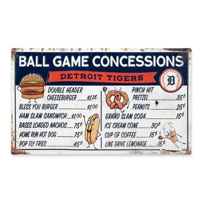 Mlb Detroit Tigers Baseball Vertical Wood Sign Panel : Target