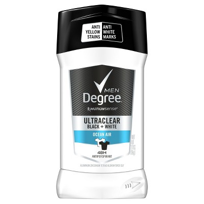 Degree Men Ultra Clear Black + White Ocean Air 48-Hour Antiperspirant & Deodorant Stick - 2.7oz