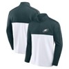 NFL Philadelphia Eagles Men's Lightweight 1/4th Zipped Hooded Sweatshirt - 3 of 3