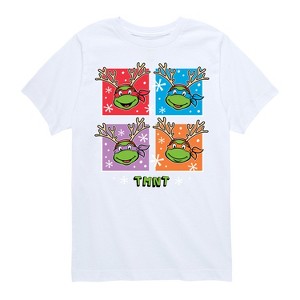 Boys' - Teenage Mutant Ninja Turtles - Reindeer Turtles Short Sleeve Graphic T-Shirt - 1 of 4