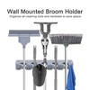Kitcheniva Broom Holder and Garden Tool Garage Organizer - 3 of 4