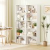 Tangkula 2 PCS 5-Tier Bookshelf Open Bookcase Freestanding Display Shelf Storage Organizer - 2 of 4