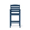 Hyleory 2-Piece HDPE Outdoor Plastic Bar Stool Set with Armrests - 3 of 4