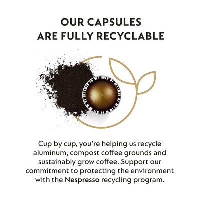Nespresso Vertuo Double Espresso Scuro Capsules Medium Roast - 40ct
