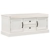 NicBex Modern 42.5" Storage Bench with 2 Drawers and 2 Cabinets for Living Room and Entryway - 4 of 4