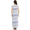 Short Sleeve Stripe Maxi Dress - 2 of 2